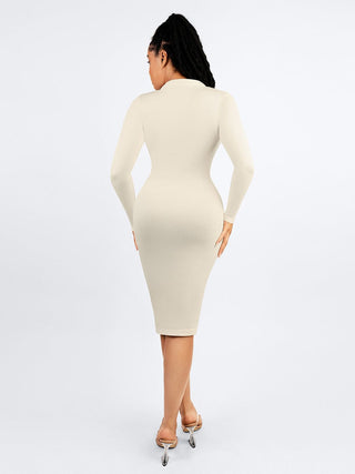 Dyversa Retro Long Sleeve Dress