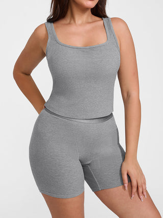 Cotton Ribbed Tank Top