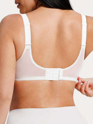 Sheer Lace Plunge Bra